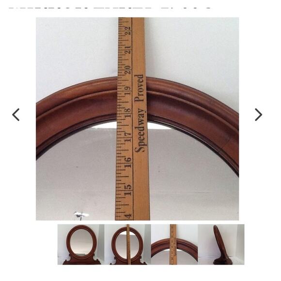 ANTIQUE JOHN M SMYTH CHICAGO FURNITURE WALNUT DRESSER VANITY MIRROR EARLY 1900's - Picture 8 of 9